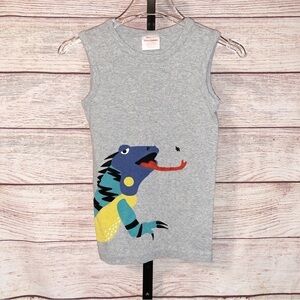Hanna Andersson Grey Iguana Tank Top Size 12